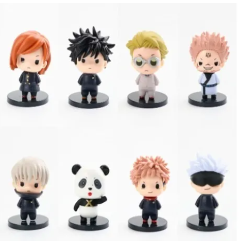 SET DE FIGURAS JUJUTSU KAISEN 🎭 | Colección Bootleg con Diseño Detallado | PVC Duradero