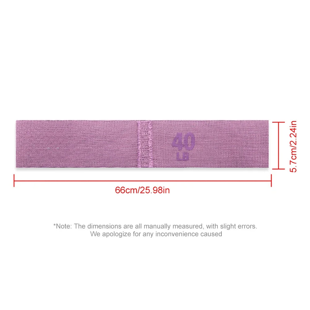Bandas Elásticas de Resistencia de Tela【3 Niveles】- Ideal para Gym, Yoga & Rehabilitación