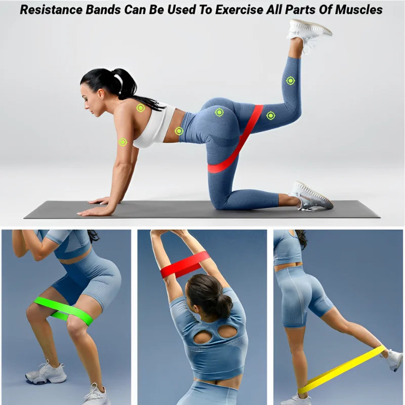 Juego de 5 y 7 Bandas de Resistencia 【Niveles 5-50 kg】- Entrenamiento en Casa/Gimnasio
