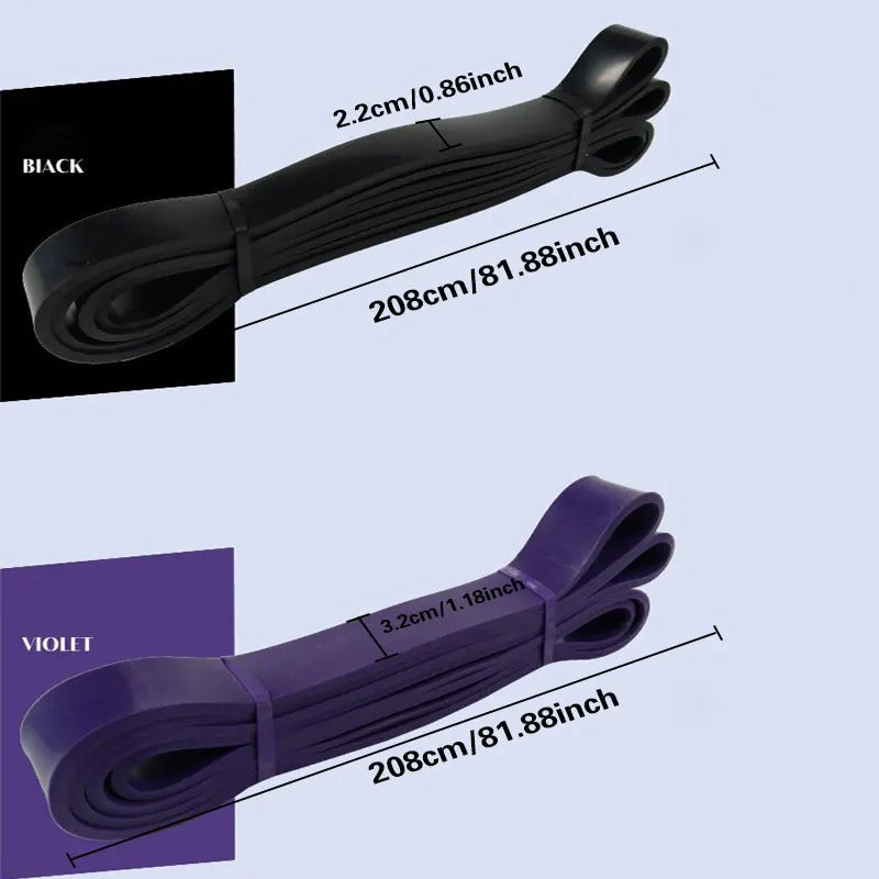 Banda Elástica de Látex para Fitness【Resistente & Antideslizante】– Ideal para Glúteos, Piernas y Tonificación