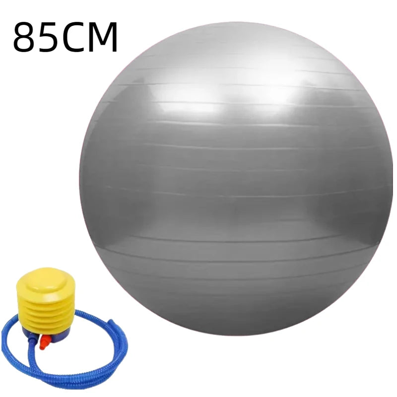 Pelota de Yoga y Pilates EXTRA GRANDE 【45-95 cm】- Anti Explosión, Ideal Gimnasio & Hogar