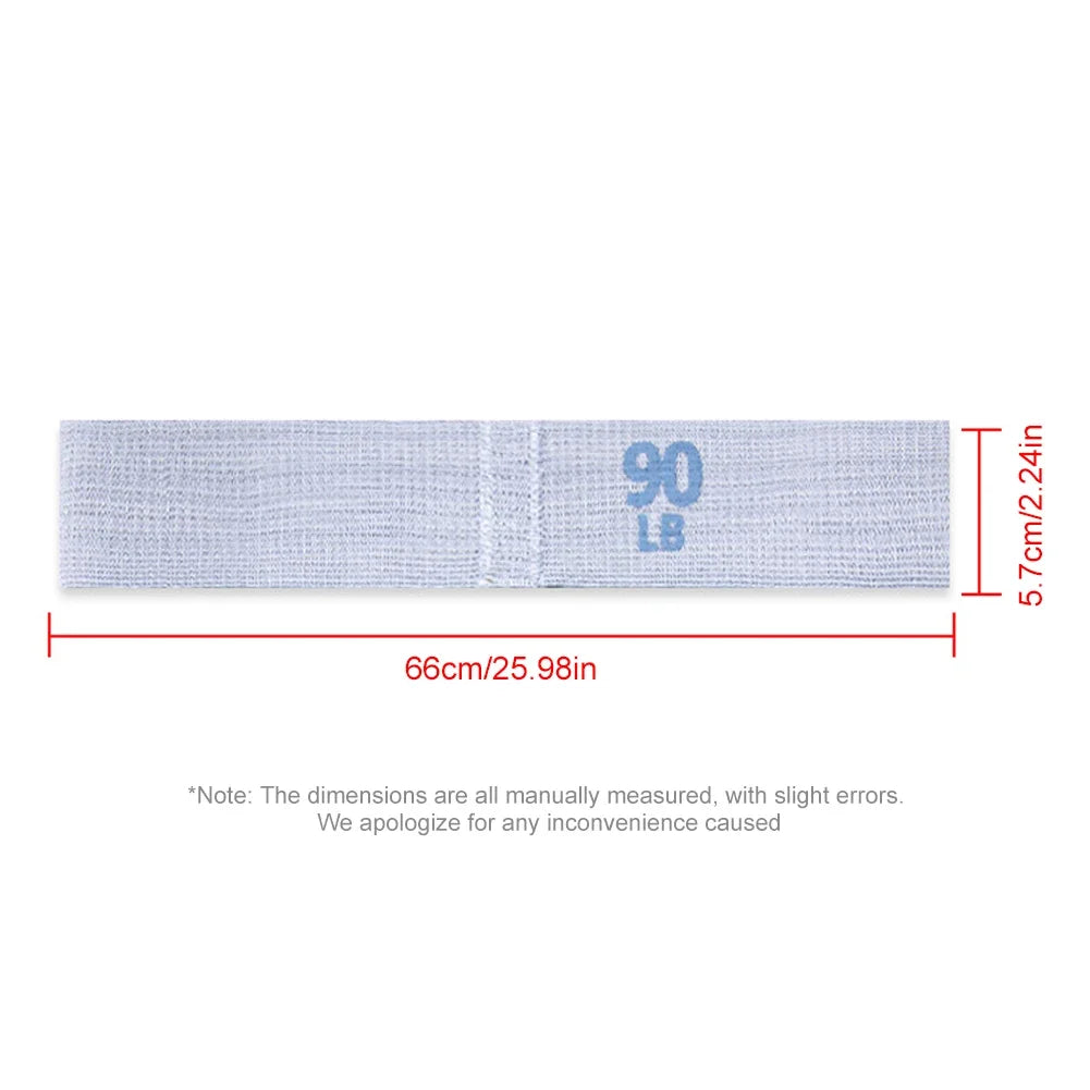 Bandas Elásticas de Resistencia de Tela【3 Niveles】- Ideal para Gym, Yoga & Rehabilitación