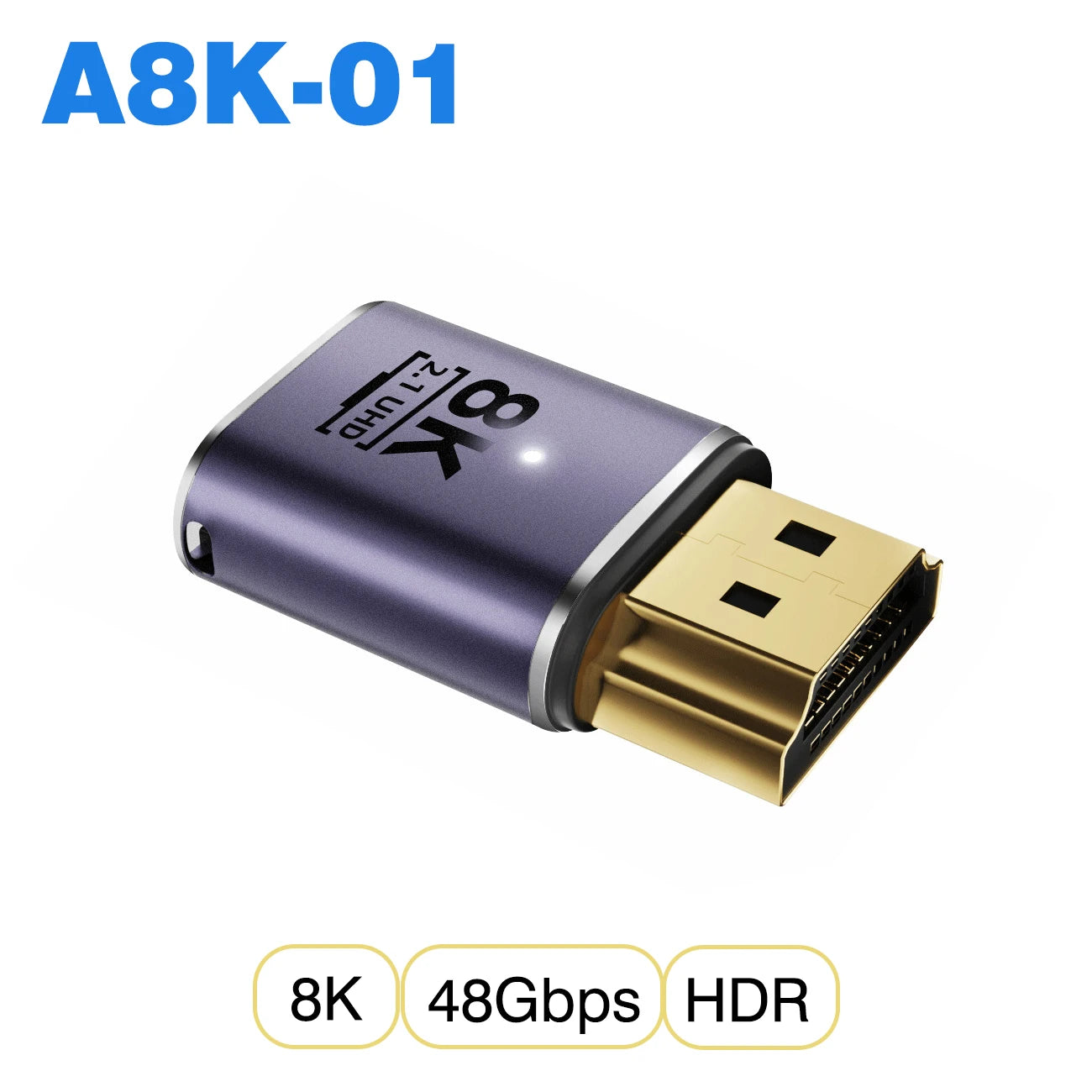🎮 Adaptador HDMI 2.1 【8K@60Hz/4K@120Hz】- Compatible con PS5, Proyectores, Laptops & PC 🚀 48Gbps Ultra HD | Mini/Micro HDMI a HDMI