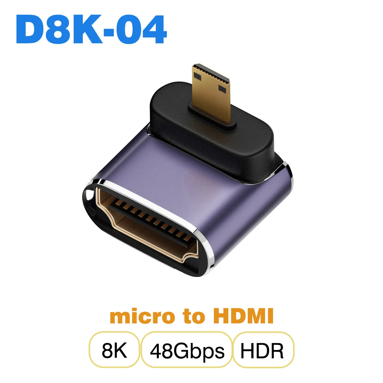 🎮 Adaptador HDMI 2.1 【8K@60Hz/4K@120Hz】- Compatible con PS5, Proyectores, Laptops & PC 🚀 48Gbps Ultra HD | Mini/Micro HDMI a HDMI