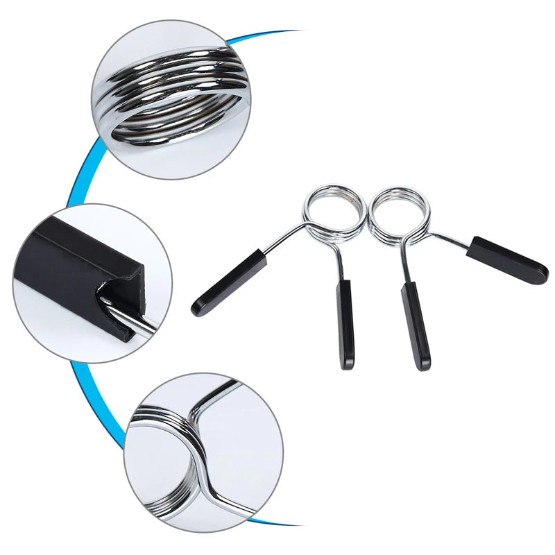 Clips para Mancuernas y Barras【25/28/30/50】- Seguridad Antideslizante para Levantamiento de Pesas