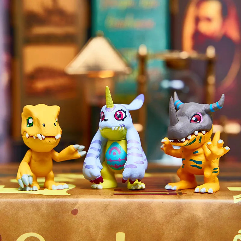 Set de Figuras de acción de Digimon Adventure de Tailmon, Gomamon, Patamon, Gabumon, Tentomon, Palmon, Piyomon, Agumon, 9 unidades