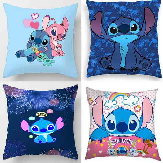 Funda de Almohada Doble Cara 【Stitch Disney】
