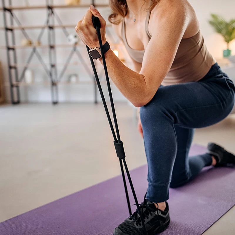 Aro de Fitness para Agrandar el Pecho 【Cuerda 8 Figuras】- Tonifica y Moldea Sin Esfuerzo