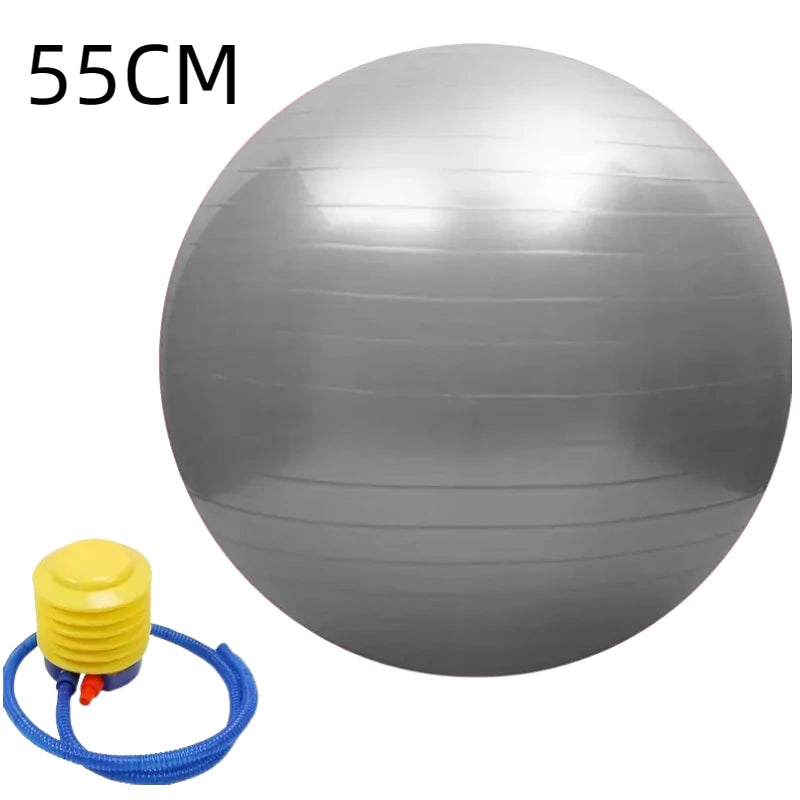 Pelota de Yoga y Pilates EXTRA GRANDE 【45-95 cm】- Anti Explosión, Ideal Gimnasio & Hogar