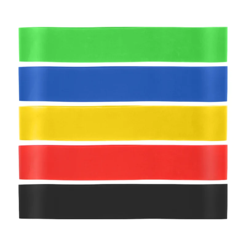Juego de 5 y 7 Bandas de Resistencia 【Niveles 5-50 kg】- Entrenamiento en Casa/Gimnasio