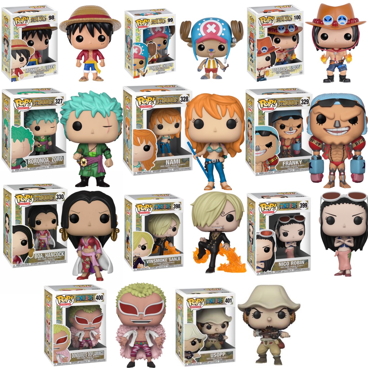 Funko Pop de One Piece Varios Modelos