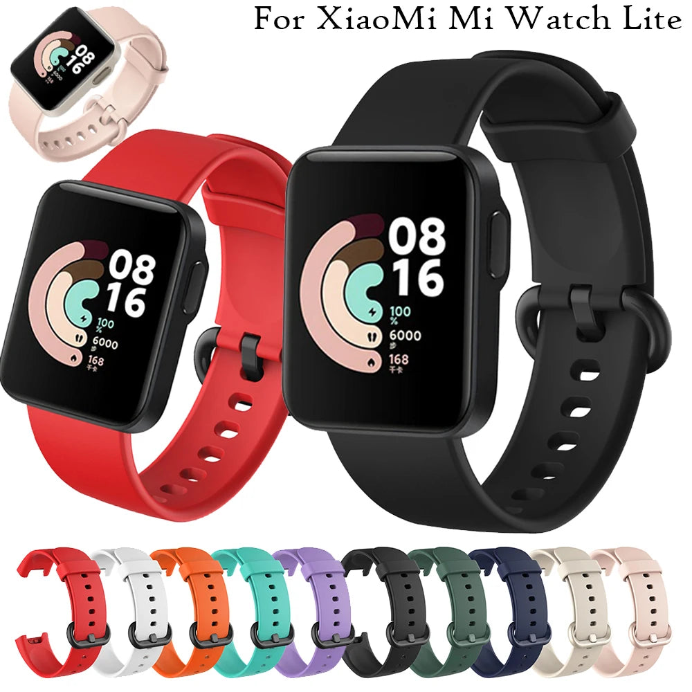 Correa para Xiaomi Mi Watch Lite【Silicona Suave】- Pulsera Compatible Redmi SmartWatch Global