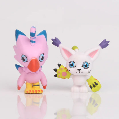 Set Anime Digimon Figura de Acción 9 Unidades