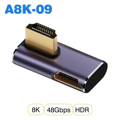 🎮 Adaptador HDMI 2.1 【8K@60Hz/4K@120Hz】- Compatible con PS5, Proyectores, Laptops & PC 🚀 48Gbps Ultra HD | Mini/Micro HDMI a HDMI