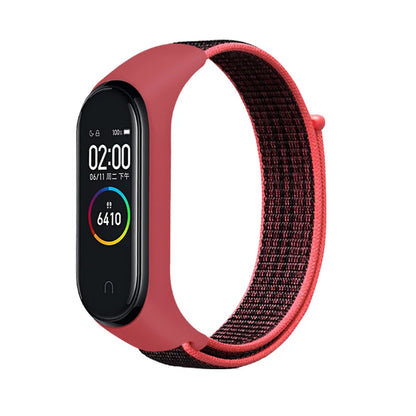 Correa Deportiva para Mi Band 3-10【Nailon Ajustable】- Pack 2 Unidades - Ligera y Transpirable