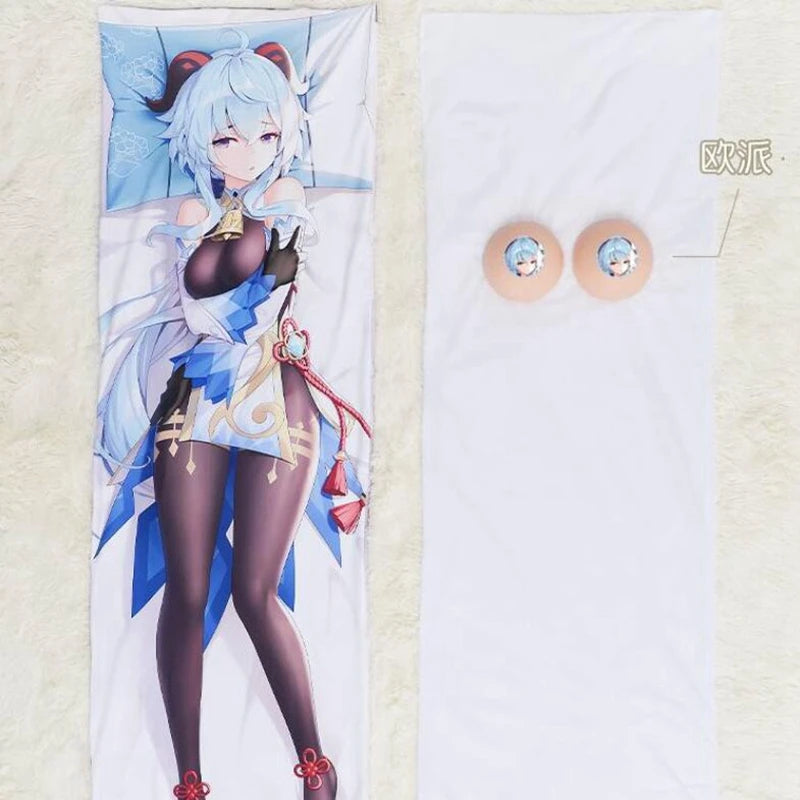 Dakimakura pechos artificiales de silicona para Anime, accesorios de almohada, fundas de almohada, 3D, sexy, suave, elástico