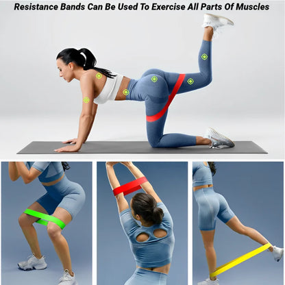 Juego de 5 y 7 Bandas de Resistencia 【Niveles 5-50 kg】- Entrenamiento en Casa/Gimnasio