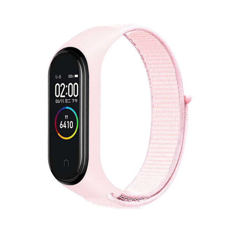 Correa Deportiva para Mi Band 3-10【Nailon Ajustable】- Pack 2 Unidades - Ligera y Transpirable
