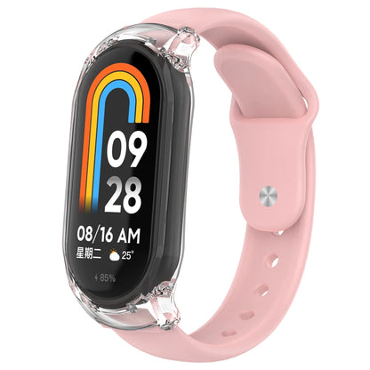 Funda Protectora + Correa de Silicona para Xiaomi Mi Band 3 4 5 6 7 8 9【Kit Completo】- Ajuste Perfecto & Máxima Protección
