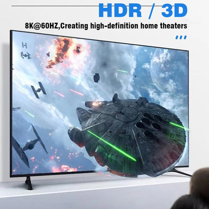 🎮 Adaptador HDMI 2.1 【8K@60Hz/4K@120Hz】- Compatible con PS5, Proyectores, Laptops & PC 🚀 48Gbps Ultra HD | Mini/Micro HDMI a HDMI