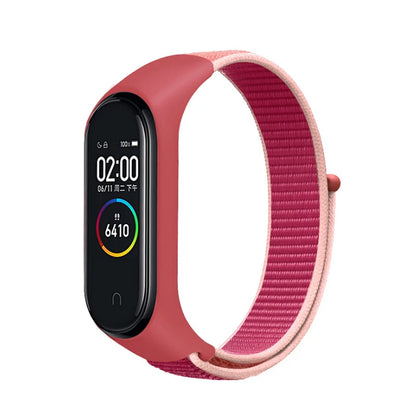 Correa Deportiva para Mi Band 3-10【Nailon Ajustable】- Pack 2 Unidades - Ligera y Transpirable
