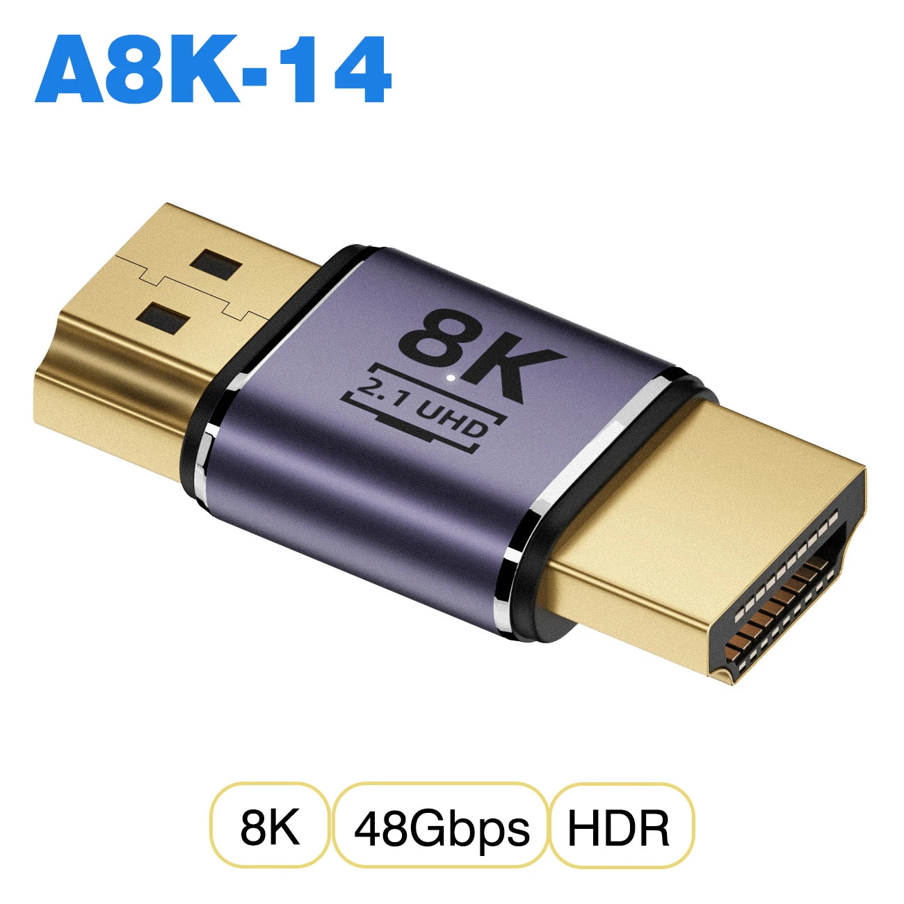 🎮 Adaptador HDMI 2.1 【8K@60Hz/4K@120Hz】- Compatible con PS5, Proyectores, Laptops & PC 🚀 48Gbps Ultra HD | Mini/Micro HDMI a HDMI
