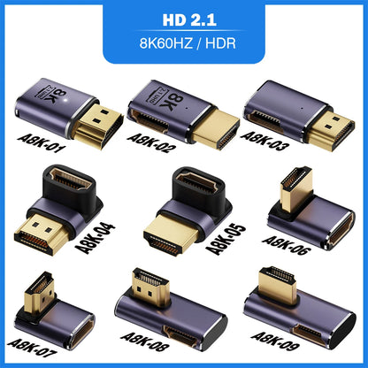 🎮 Adaptador HDMI 2.1 【8K@60Hz/4K@120Hz】- Compatible con PS5, Proyectores, Laptops & PC 🚀 48Gbps Ultra HD | Mini/Micro HDMI a HDMI