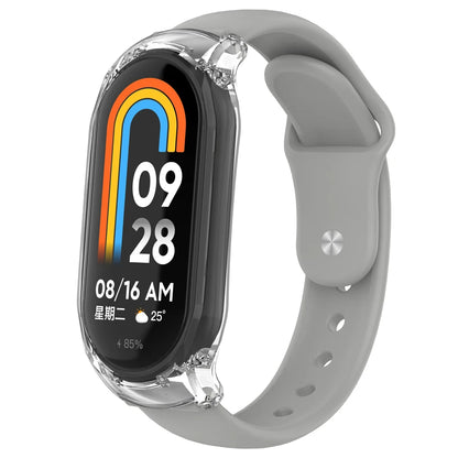 Funda Protectora + Correa de Silicona para Xiaomi Mi Band 3 4 5 6 7 8 9【Kit Completo】- Ajuste Perfecto & Máxima Protección