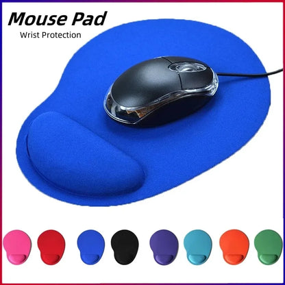 Mouse Pad Para Oficina Con Gel Para La Muñeca Varios Tamaños Y Colores