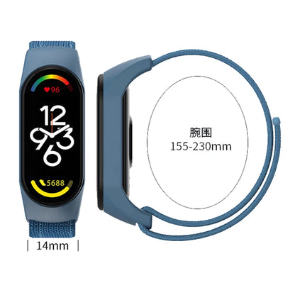 Correa Deportiva para Mi Band 3-10【Nailon Ajustable】- Pack 2 Unidades - Ligera y Transpirable