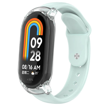 Funda Protectora + Correa de Silicona para Xiaomi Mi Band 3 4 5 6 7 8 9【Kit Completo】- Ajuste Perfecto & Máxima Protección