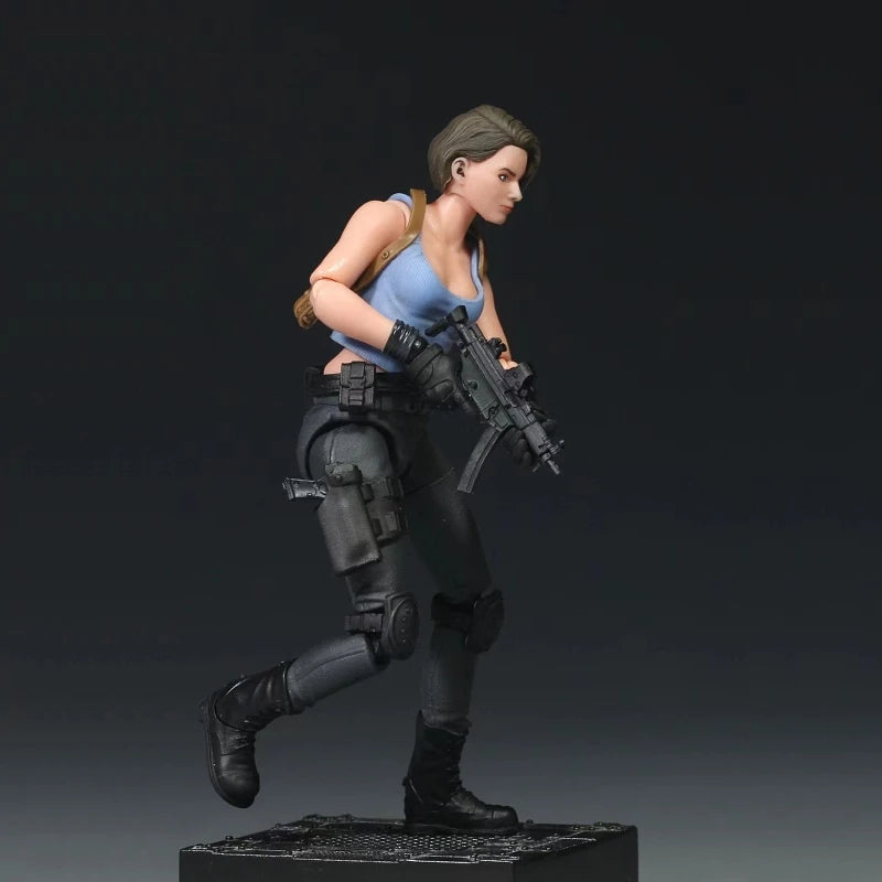 Figura de acción, coleccion de jill valentine de resident evil, modelo a escala 1/18