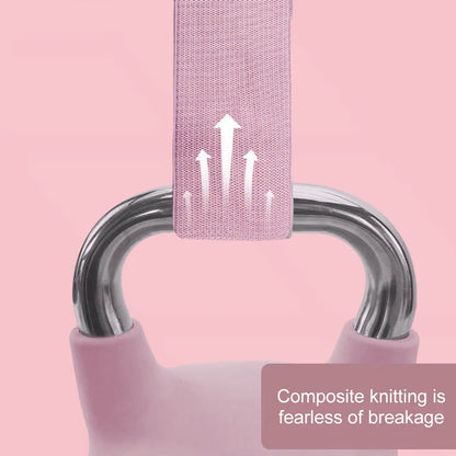 Bandas Elásticas de Resistencia de Tela【3 Niveles】- Ideal para Gym, Yoga & Rehabilitación