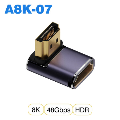 🎮 Adaptador HDMI 2.1 【8K@60Hz/4K@120Hz】- Compatible con PS5, Proyectores, Laptops & PC 🚀 48Gbps Ultra HD | Mini/Micro HDMI a HDMI