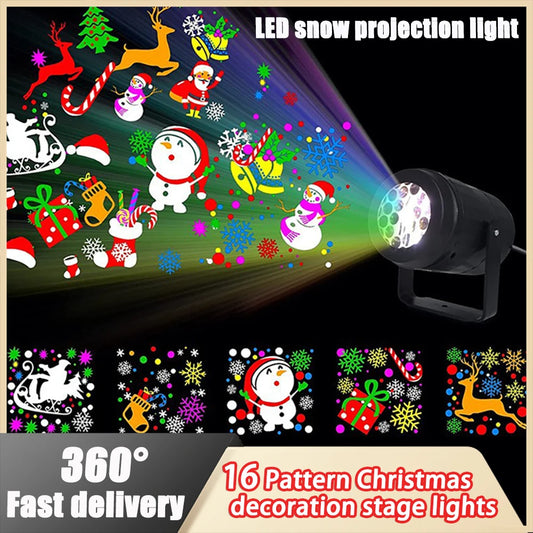 Proyector Láser de Luces LED Navideñas Para Interiores y Exteriores