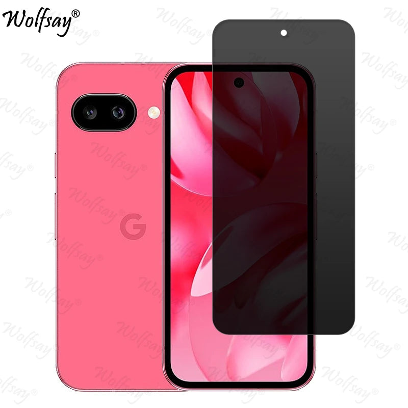 Protector de Pantalla de Privacidad Antiespía 【Vidrio Templado】Google Pixel 9a – Protección Total 360°