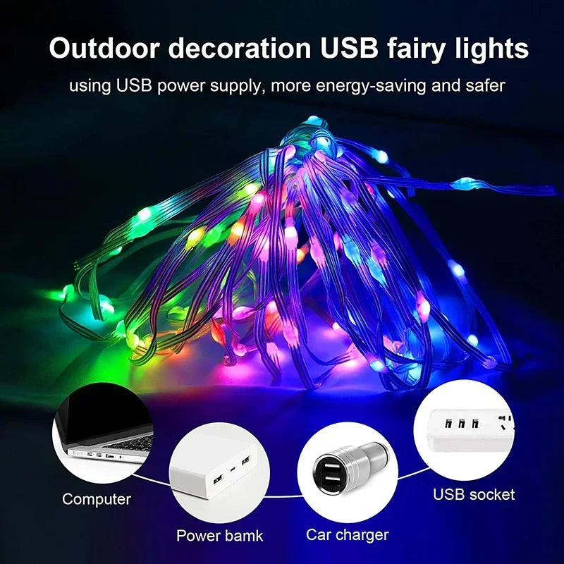 Tiras de Luces LED RGB Dreamcolor Inteligentes con Bluetooth