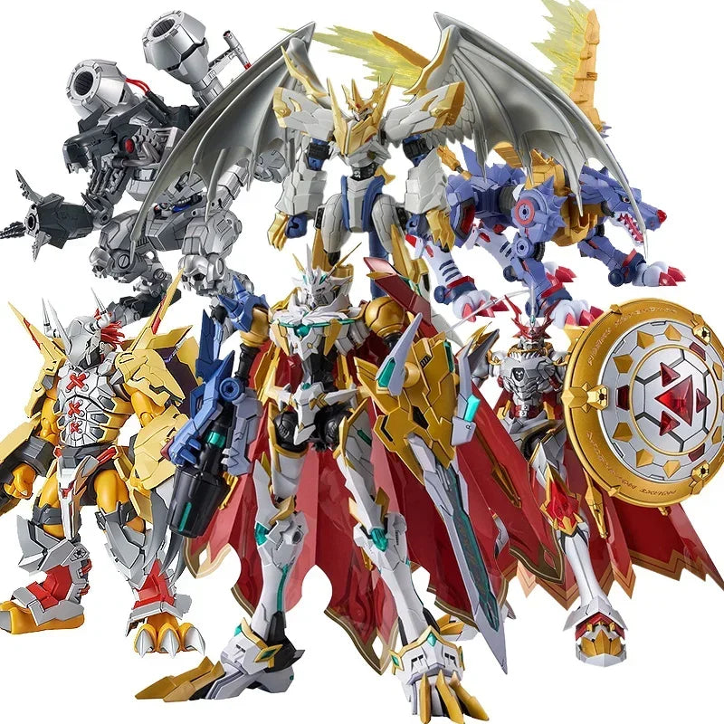 Bandai Figura de Acción de Digimon Adventure, Anime, Greymon, Garurumon, Dukemon