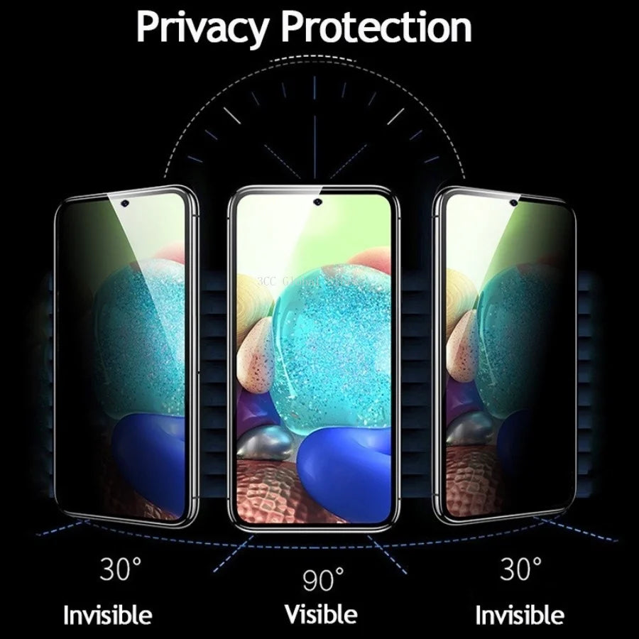 Vidrio templado de privacidad antiespía para Huawei Nova 9 8 7 6 SE 7i 8i 3i 4e 5T Y5P P50 P40 P30 P20 Lite Mate 40 30