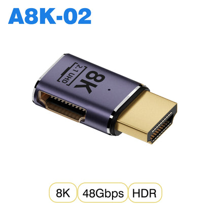 🎮 Adaptador HDMI 2.1 【8K@60Hz/4K@120Hz】- Compatible con PS5, Proyectores, Laptops & PC 🚀 48Gbps Ultra HD | Mini/Micro HDMI a HDMI