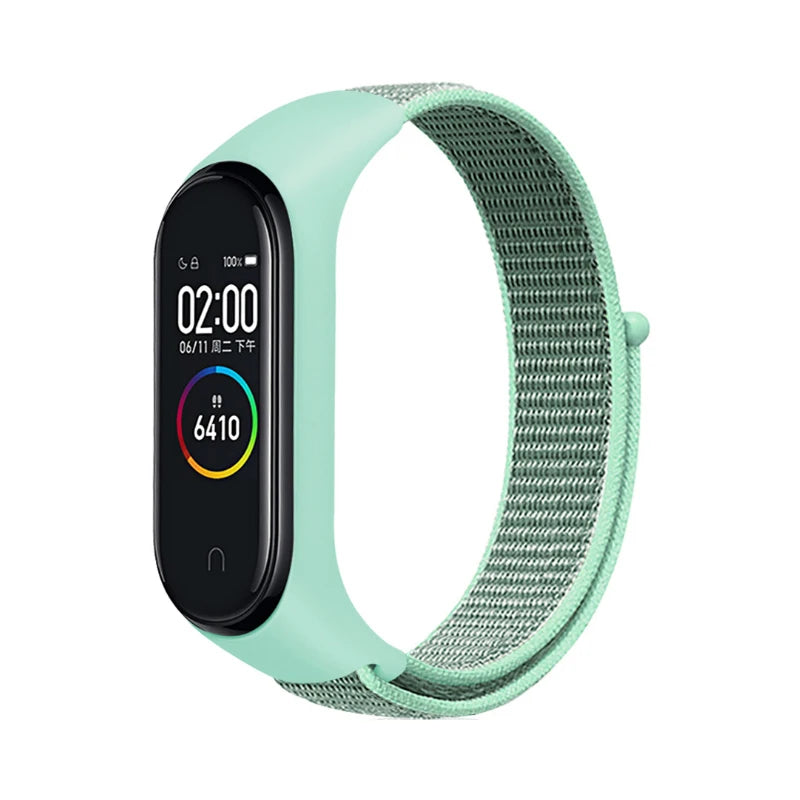 Correa Deportiva para Mi Band 3-10【Nailon Ajustable】- Pack 2 Unidades - Ligera y Transpirable