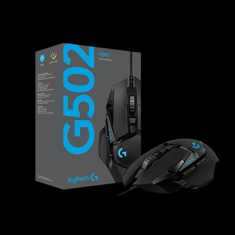 Logitech G502hero Master Con Cable, Ratón Gaming, RGB