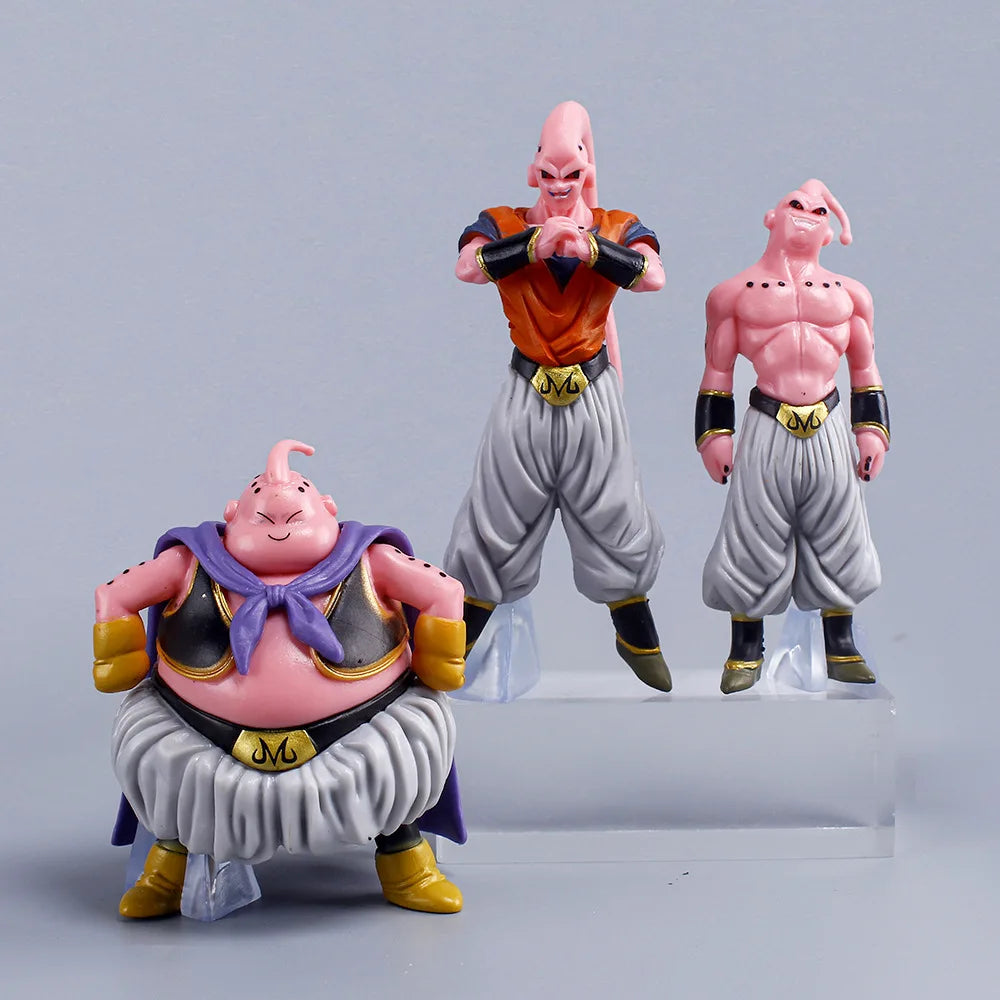 Figuras de acción de Dragon Ball Z, Majin Buu Fat Buu 8 piezas por juego