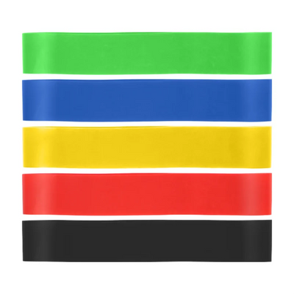 Juego de 5 y 7 Bandas de Resistencia 【Niveles 5-50 kg】- Entrenamiento en Casa/Gimnasio
